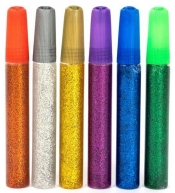 Brokat w kleju Shiny 6 kolorów 10ml
