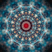 Mandala 7D - Koło granatowo-brązowe (NO-1006562)