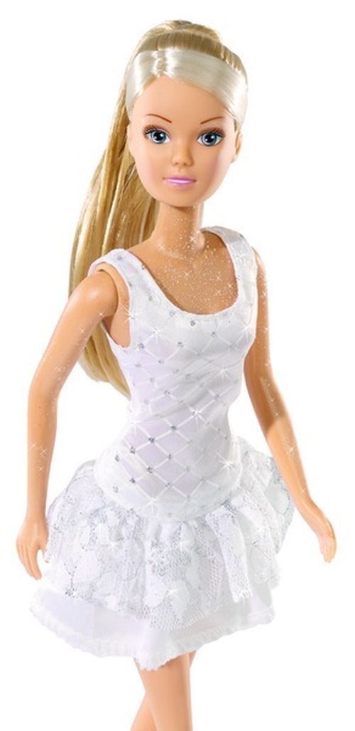Steffi Lalka w białej sukience (105730662)