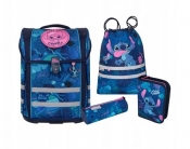 Coolpack, Teneris Set: Plecak Kasetonowy + Piórnik + Tuba + Worek Disney Blue/mcneil - Stitch