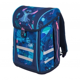 Coolpack, Teneris Set: Plecak Kasetonowy + Piórnik + Tuba + Worek Disney Blue/mcneil - Stitch