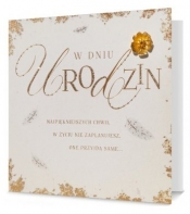 Karnet Urodziny Gold UK-04