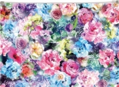 Koperta z nadrukiem zip A4 PP Roses