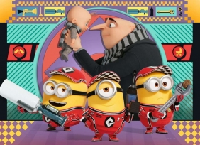 Ravensburger, Puzzle 4x100: Minionki 4 (12001063)