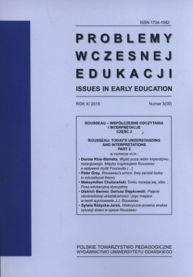 Problemy wczesnej edukacji 3/2015