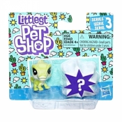 Figurki Littlest Pet Shop mini dwupak - Kameleon, wąż (B9389/E1055)