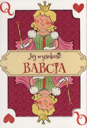 Karnet Jej wysokość Babcia PP-1876
