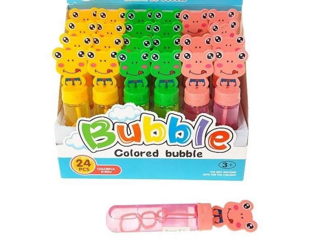 <img src='https://webimage.pl/pics/630/4/d5901271594630.jpg' style='height:440px' /> Pałeczka do baniek mydlanych żabka 14cm (24szt)