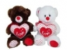 Miś z sercem 30cm MIX
