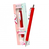 Długopis Block z koralikami w etui GB - Love czerwony (751006-1)