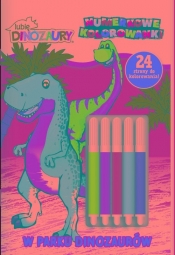 Lubię Dinozaury. Numerkowe kolorowanki cz. 4 W parku dinozaurów