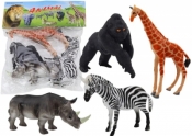 Figurki zwierzęta afrykańskie 4szt