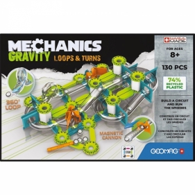Klocki magnetyczne Mechanics Gravity 130 elementów (G763)