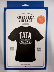 Koszulka vintage - tata na medal