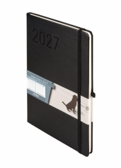 Kalendarz 2027 Minimalizm B5 tygodniowy czarny