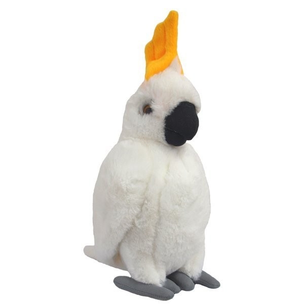 Maskotka Papuga Kakadu białe 33 cm (13570)