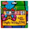  Farby witrażowe GlassDeco, 10 kolorów x 10,5ml (TO-750)