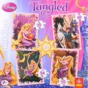 Puzzle Zaplątani 4w1 (34063) - <br />