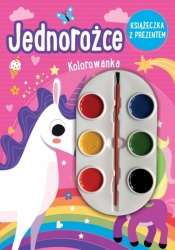 Jednorożce. Kolorowanka (książeczka z prezentem - farbki) - Opracowanie zbiorowe