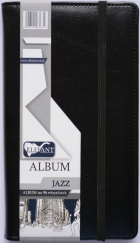 Album Jazz na 96 wizytówek czarny