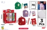  Pluszowy miniplecak BN z zestawem do pisania MIX