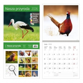 Kalendarz 2026 30x30 Nasza Przyroda