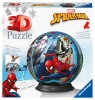 Ravensburger, Puzzle 3D 72: Kula - Spiderman (11563) Wiek: 6+