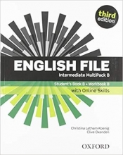 English File Intermediate Student's Book/Workbook MultiPack B with Oxford Online Skills - Praca zbiorowa