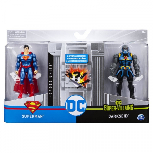 Zestaw z figurkami 4 Superman VS Darkside 2 DC (6056334/20123055)