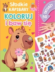 Koloruj i baw się. 50 tatuaży. Śliczne kapibary - Izabella Sieńko-Holewa