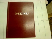 TECZKA MENU A-4 F.WINYL