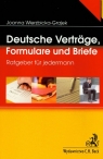 Deutsche vertrage, Formulare und Briefe Wierzbicka-Grajek Joanna