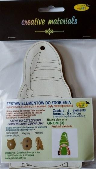 Zestaw elementów do zdobienia 9x14cm