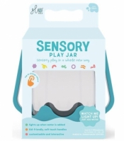 Słoik sensoryczny do napełnienia wodą niebieski