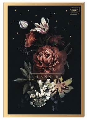 Interdruk, Planer A5, 80 kartek - Satin Gold