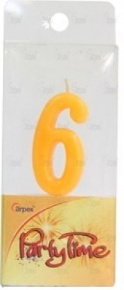 Świeczki ozdobne NA SZPILCE (DS5373-6)