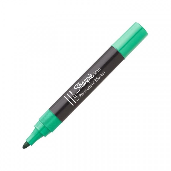 Marker Sharpie permanentny M15 1.8 mm - Zielony (SHP-0192645)