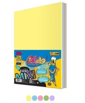 Papier ksero A4 80g 5 kolorów 250 arkuszy pastel