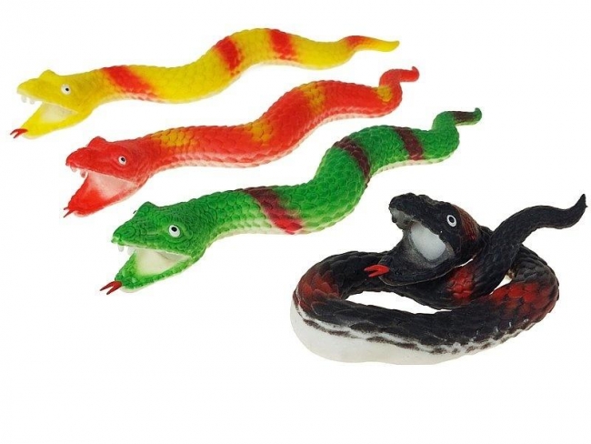 Gniotek wąż 28cm MIX