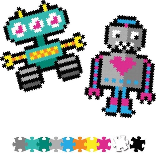 Puzzelki Pixelki Jixelz Roboty 700 elementów