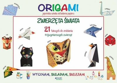 Origami. Zwierzęta świata (Uszkodzona okładka)