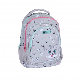 Astrabag, Plecak trzykomorowy - Kitty The Cute (AB330)