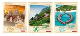Brulion A4/96K kratka - Around the World (5 szt.)