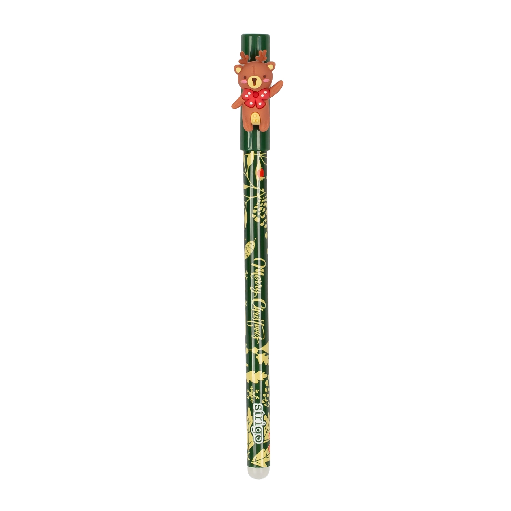 Wymazywalny długopis STRIGO ze skuwką - Boże Narodzenie