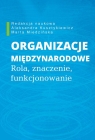 Organizacje międzynarodowe Rola znaczenie funkcjonowanie