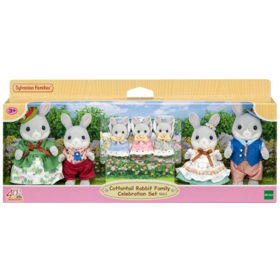 Sylvanian Families Rodzina leśnych królików zestaw świąteczny 5863