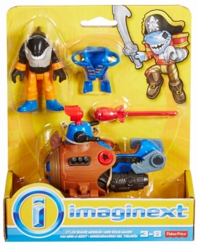 Figurka Piraci Mini łódź podwodna Imaginext (DHH73/DTL98)