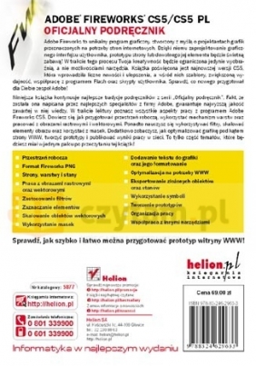 Adobe Fireworks CS5/CS5 PL Oficjalny podręcznik