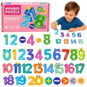 Puzzle magnetyczne edukacyjne Działania i liczby