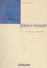 Badania w homeopatii Belon Philippe